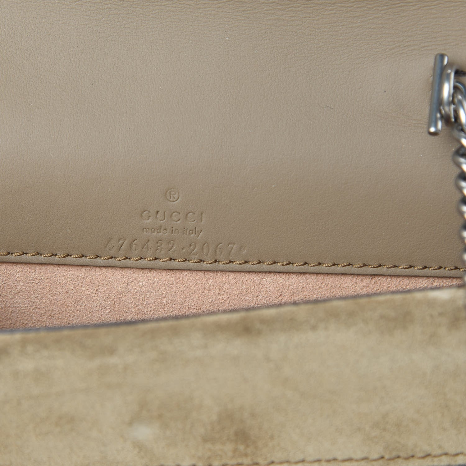 Gucci GG Supreme Monogram Super Mini Dionysus Shoulder Bag Taupe 6 of 11