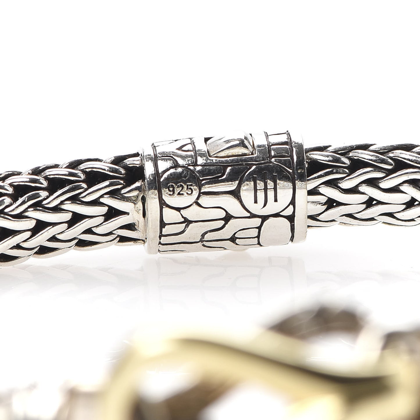 Sterling Silver 18K Yellow Gold Asli Chain Bracelet