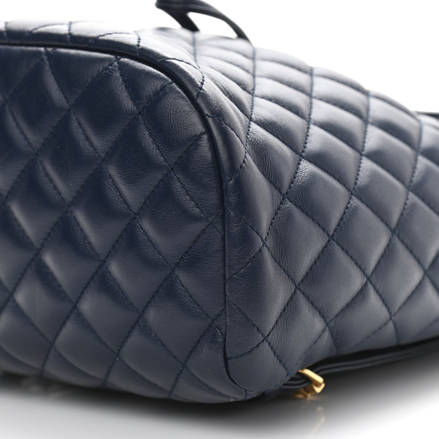 Lambskin Quilted Small Urban Spirit Backpack Navy