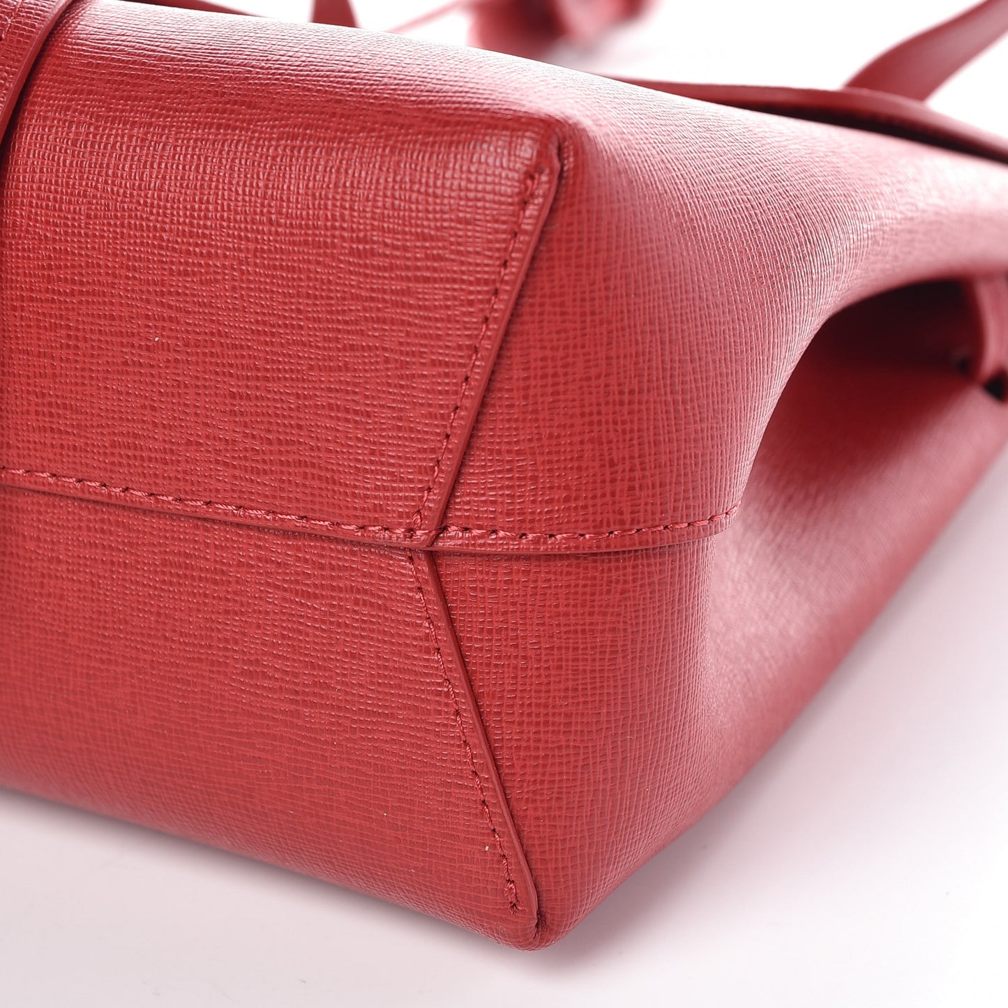 Saffiano Mini Lady Bag Flamma