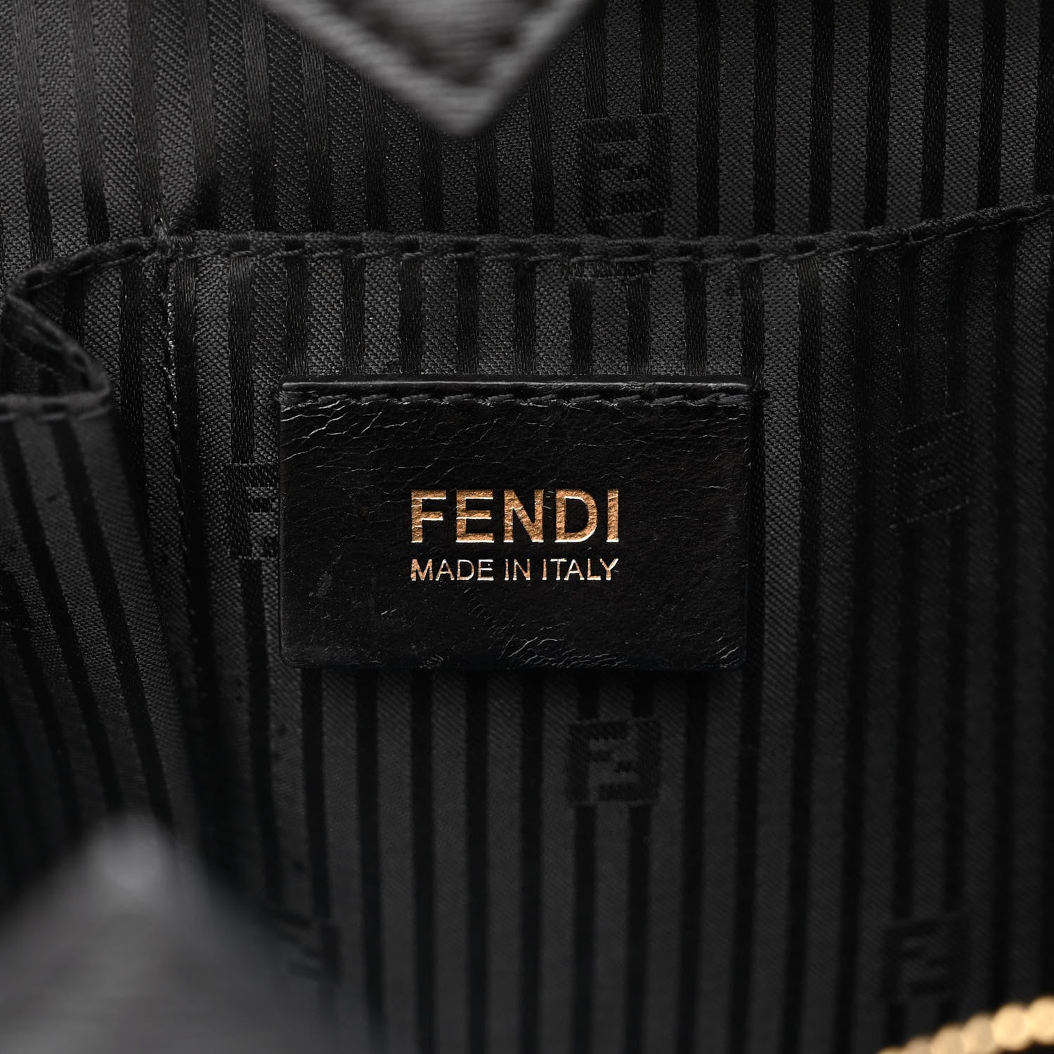 Fendi Vitello Elite Regular 2Jours Tote Black 6 of 17
