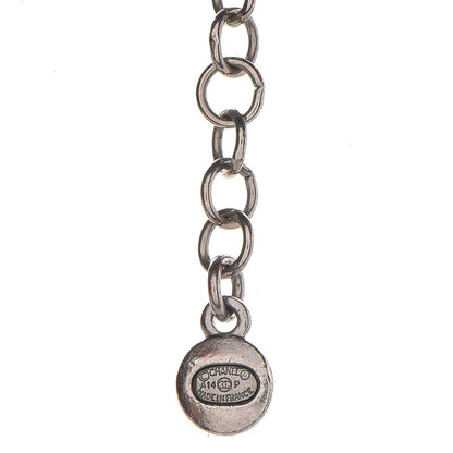 Chanel Pearl Beaded CC Long Necklace Black 5 of 6