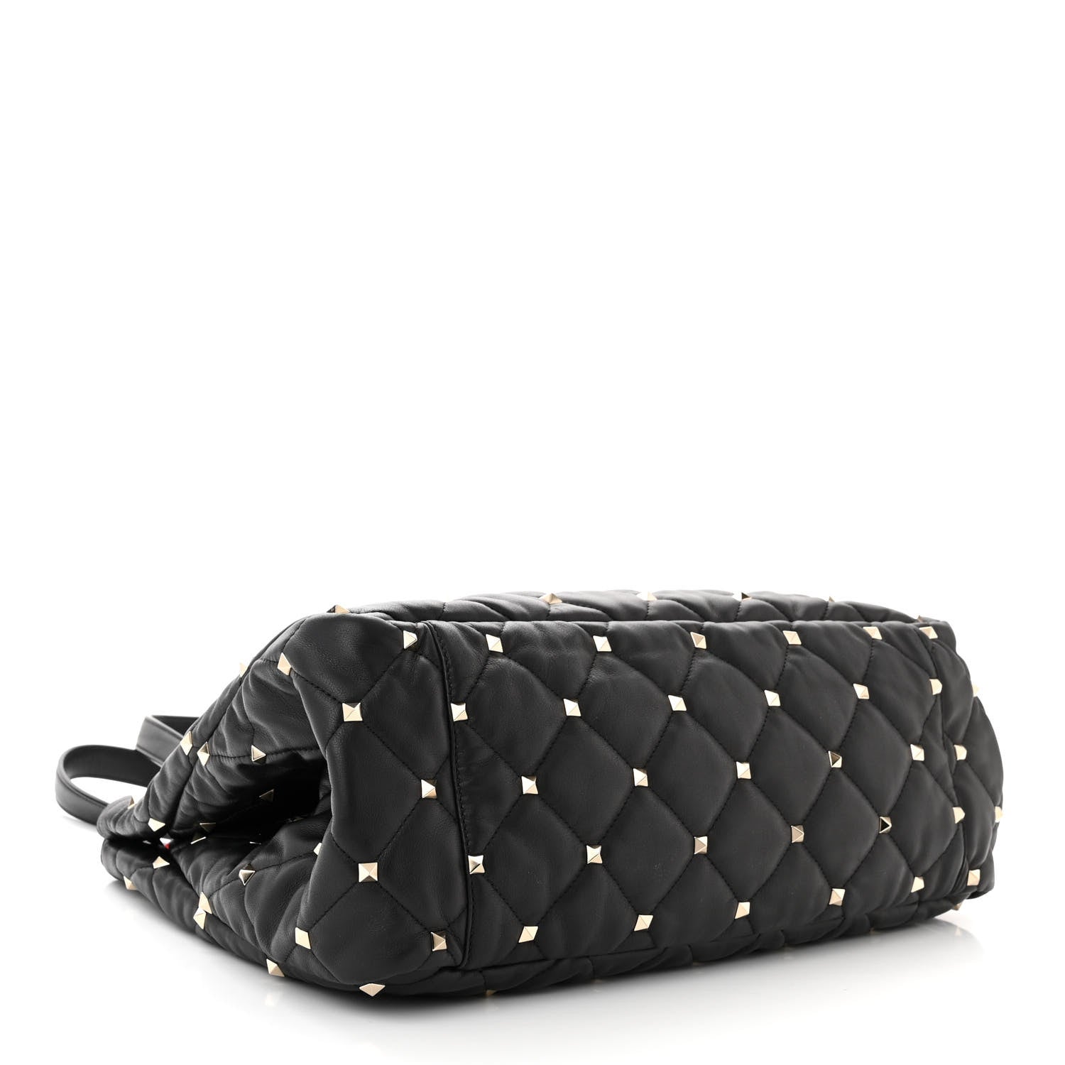 Valentino Garavani Nappa Quilted Boomstud Tote Black 4 of 9
