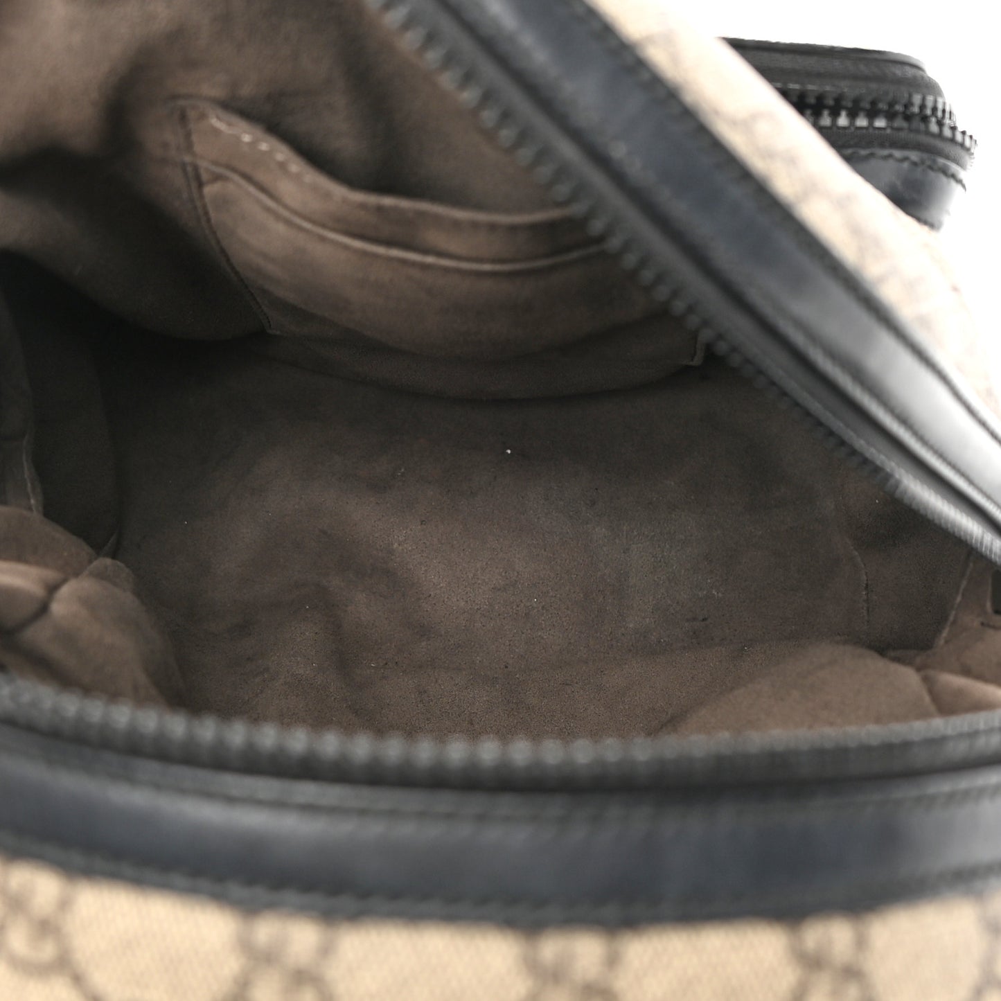 GG Supreme Monogram Small Eden Day Backpack Black