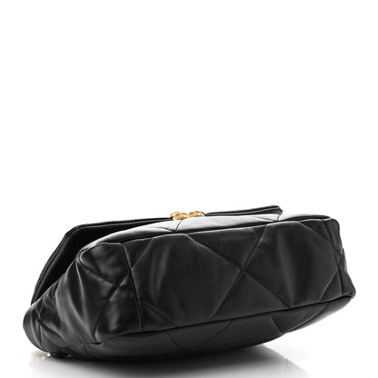 Chanel Lambskin Quilted Medium Chanel 19 Flap Black 4 of 11