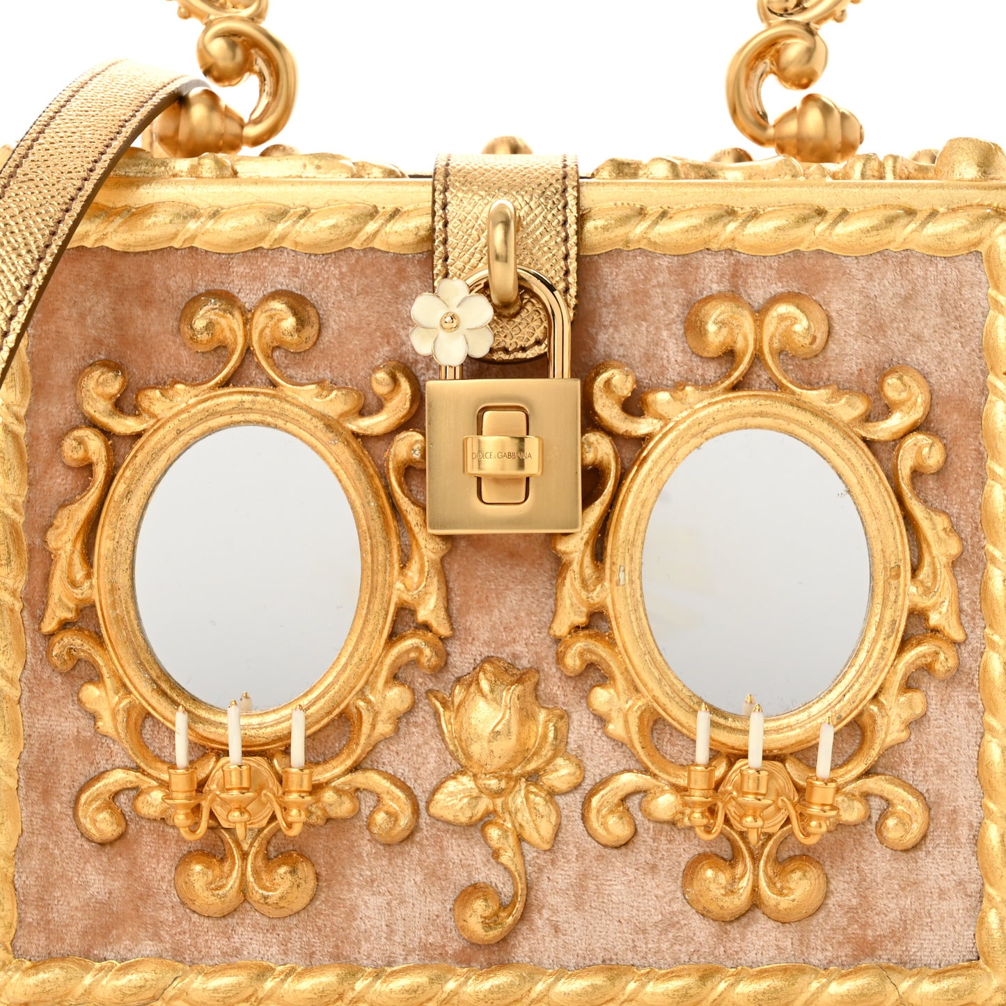 DOLCE & GABBANA Velvet Dolce Mirror Box Regine Gold