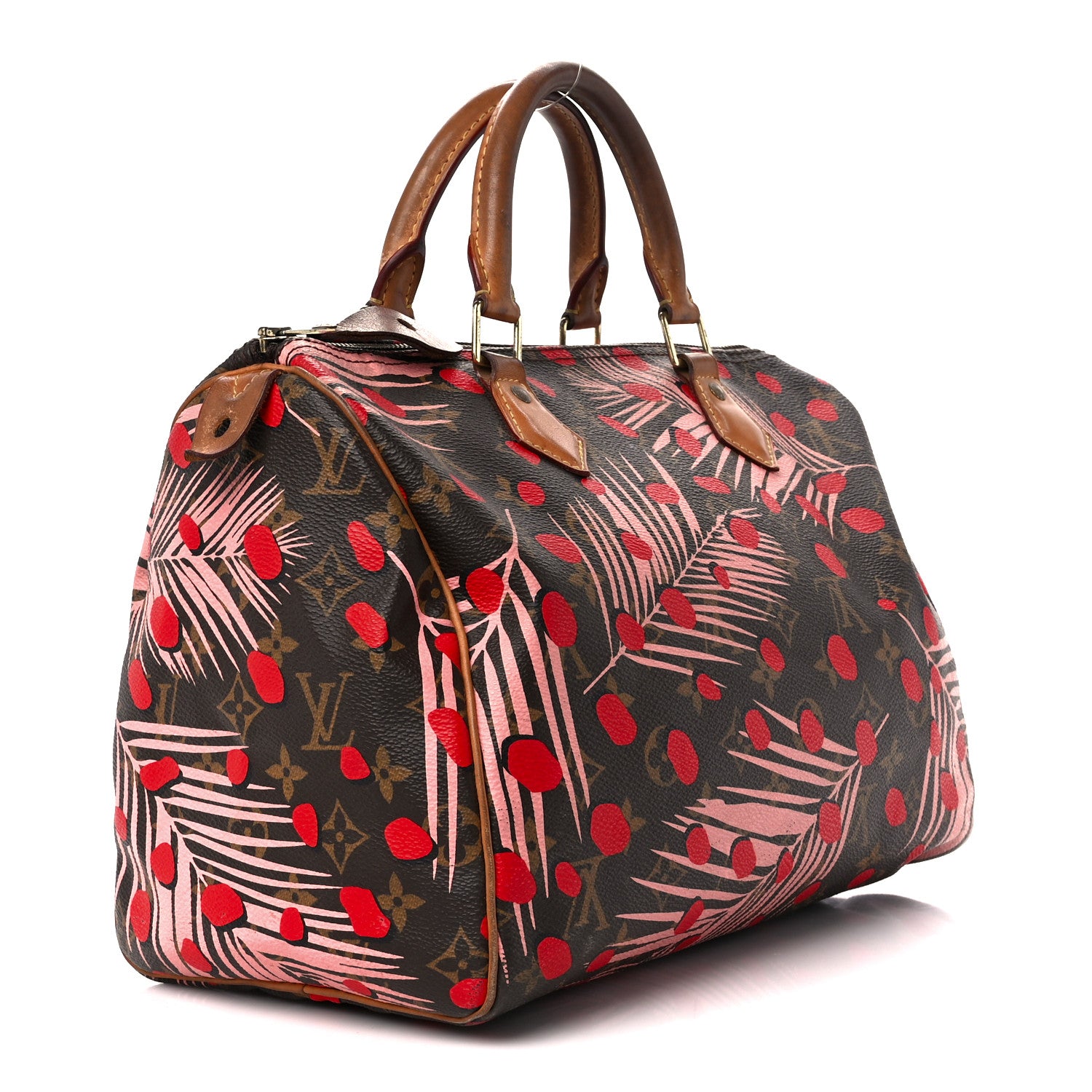 Louis Vuitton Monogram Jungle Dots Speedy 30 Sugar Pink Poppy 3 of 14