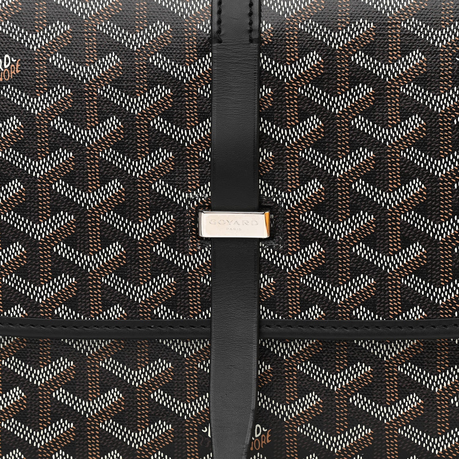 Goyard Goyardine Belvedere II MM Messenger Bag Black 7 of 9