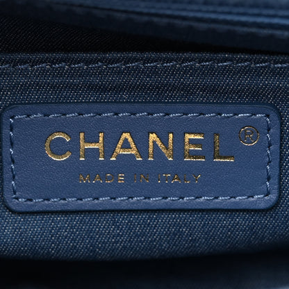 Chanel Denim Quilted Mini Pearl Crush Flap Blue 6 of 10
