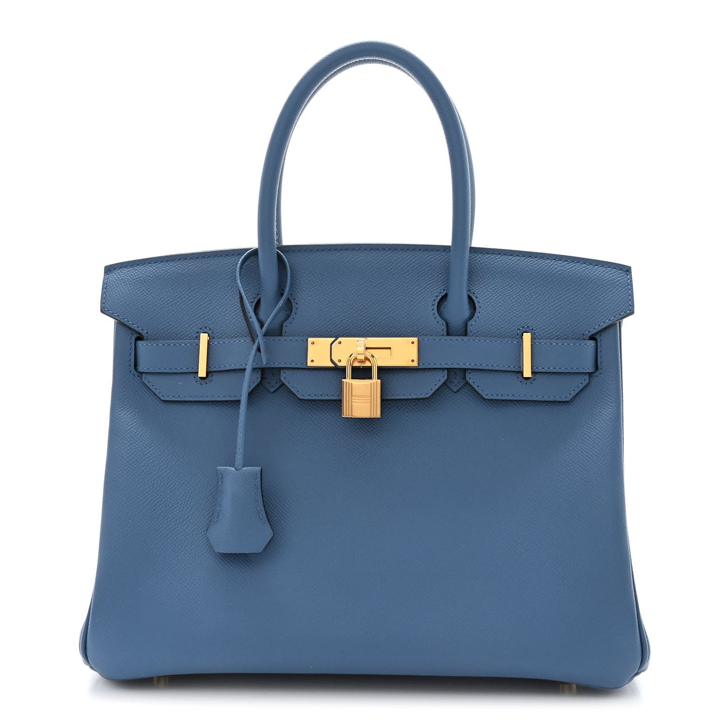 Epsom Birkin 30 Bleu Agate