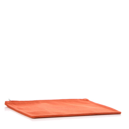 Hermes Toile Flat Yachting Pouch PM Orange 4 of 7