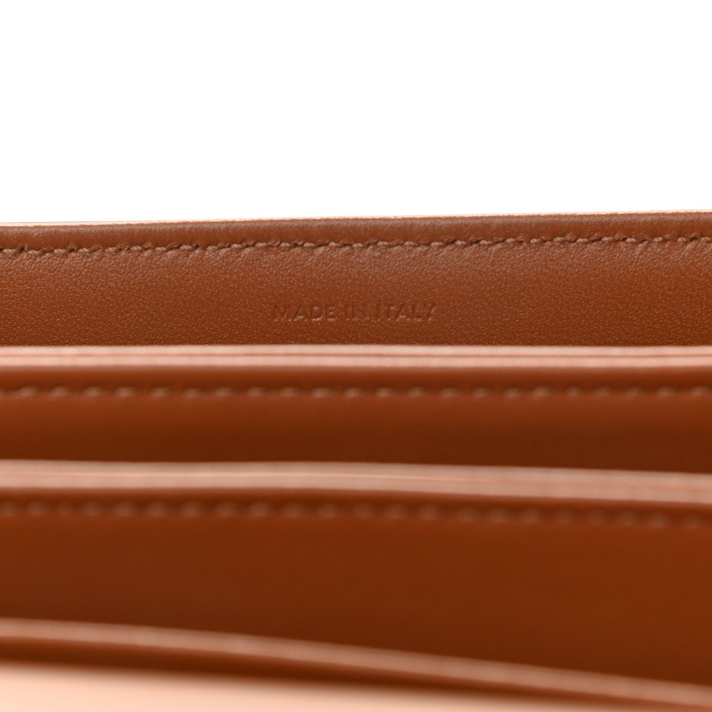 Textile Calfskin Classique Triomphe Bag Natural Tan