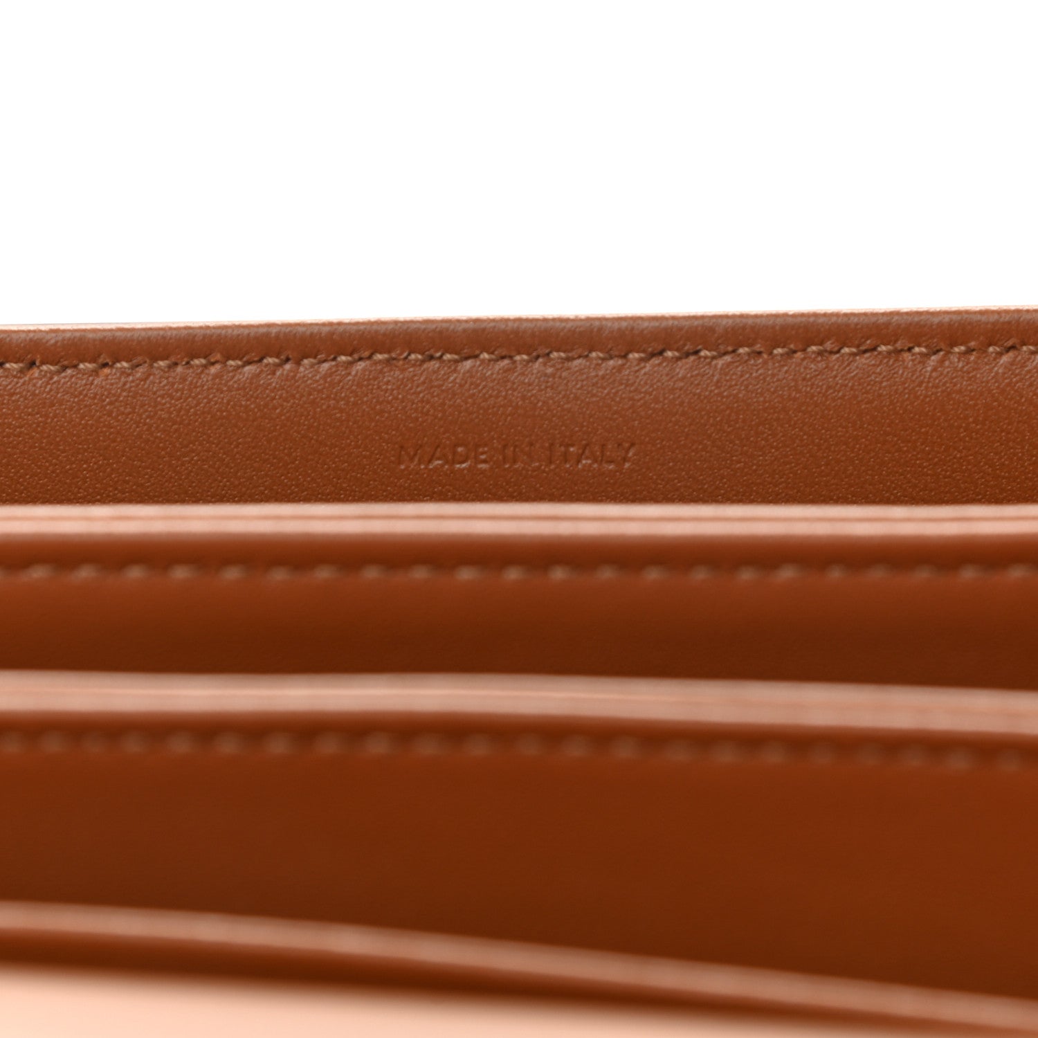 Celine Textile Calfskin Classique Triomphe Bag Natural Tan 8 of 11