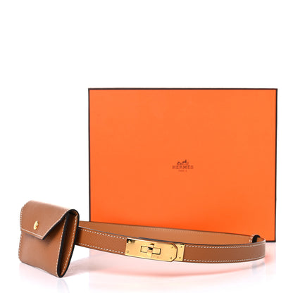 Hermes Epsom Kelly Pocket Belt Gold 5 of 5