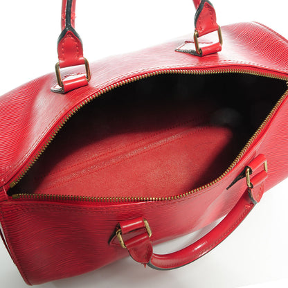 Louis Vuitton Epi Speedy 30 Rouge 5 of 7