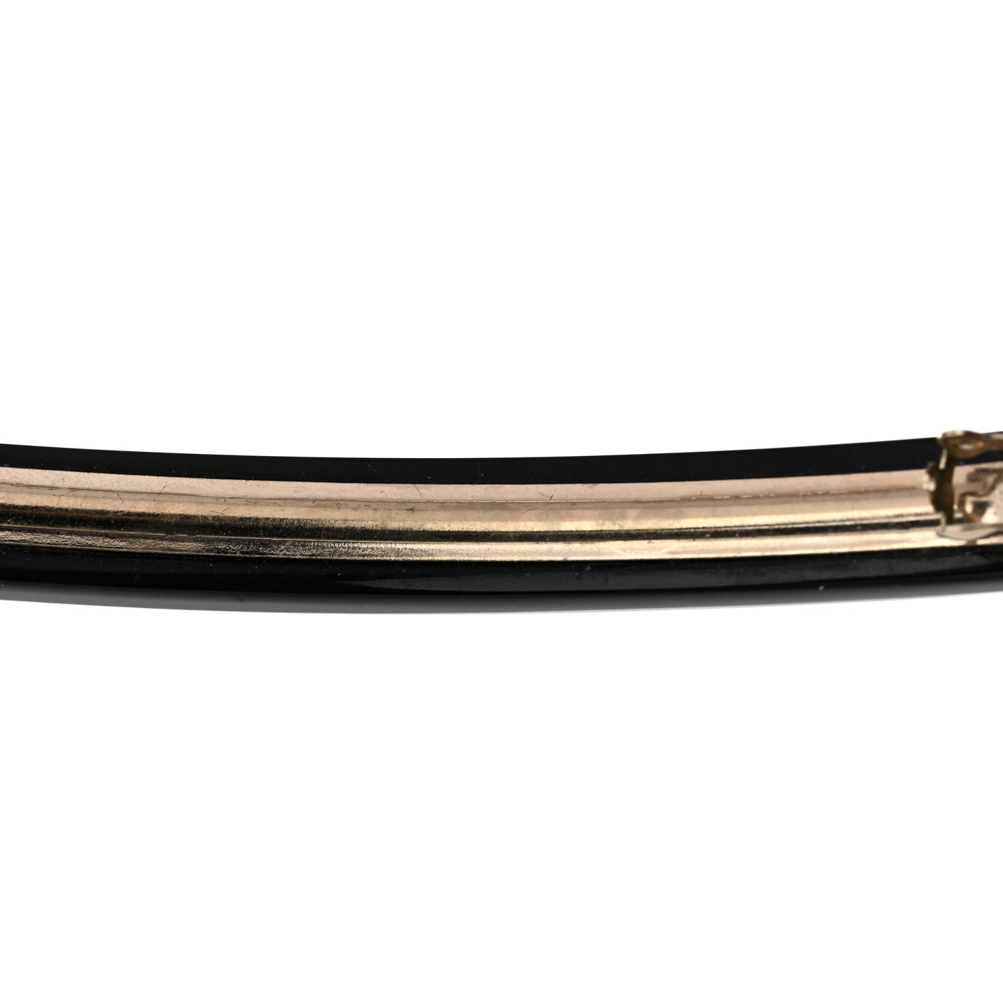 Resin La Mode Se Demode Hair Clip Barrette Black