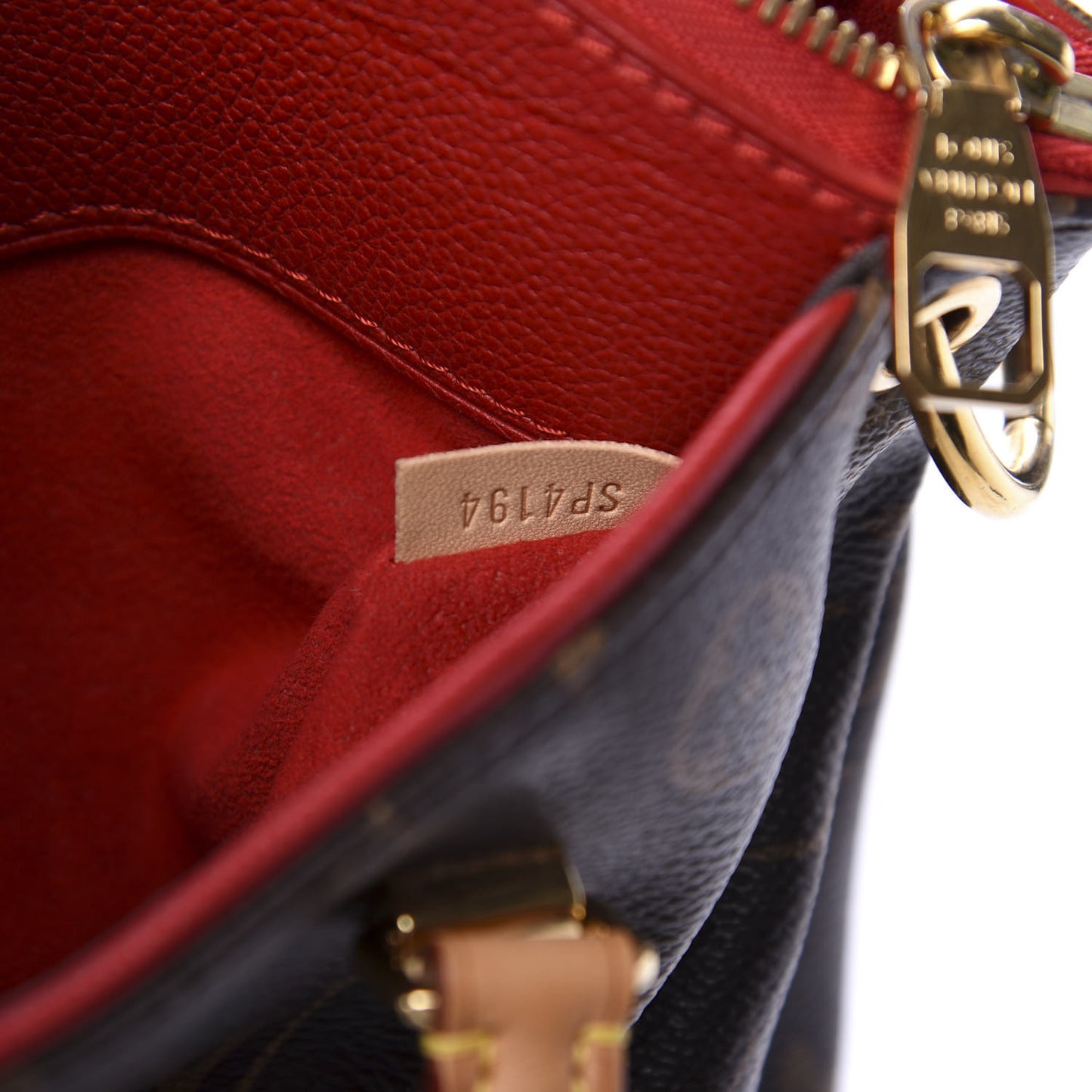 Monogram Pallas BB Cherry