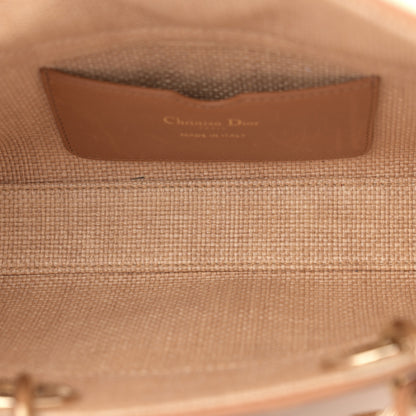 Christian Dior Raffia Macro Cannage Lady D-Joy Natural 5 of 13