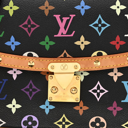 Louis Vuitton Monogram Multicolor Sologne Black 8 of 13