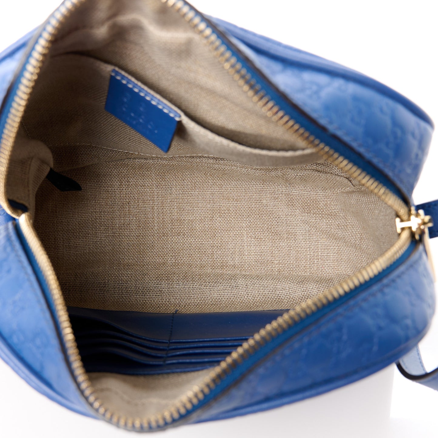 Soft Microguccissima Mini Bree Messenger Bag Caspian
