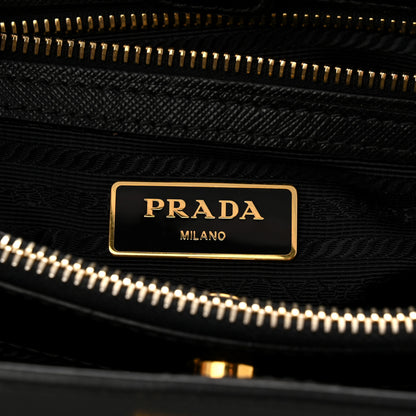 Prada Saffiano Lux Medium Tote Black 6 of 10