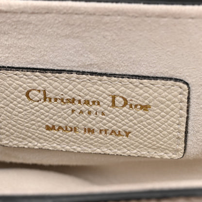 Christian Dior Grained Calfskin Mini Saddle Bag With Strap White 6 of 11
