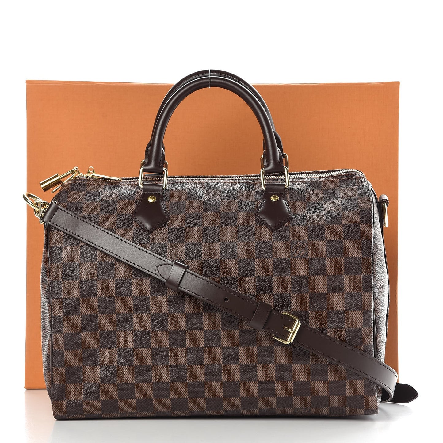 Damier Ebene Speedy Bandouliere 30