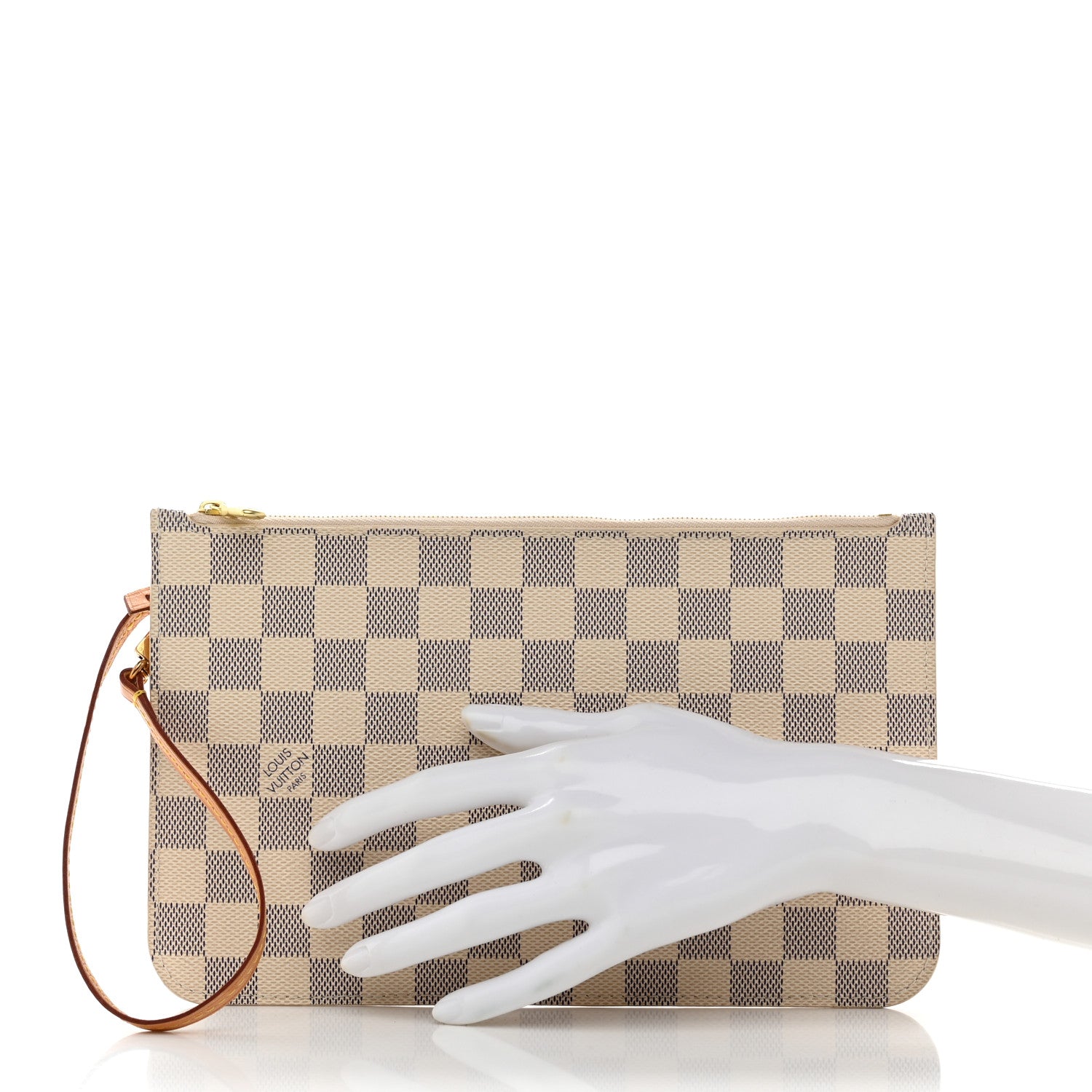 Louis Vuitton Damier Azur Neverfull MM GM Pochette 2 of 11
