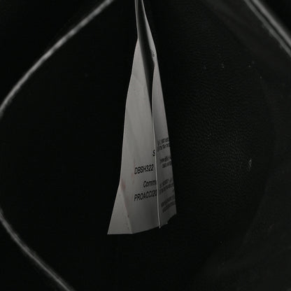 Versace Vitello Virtus Chain Clutch Black 7 of 17