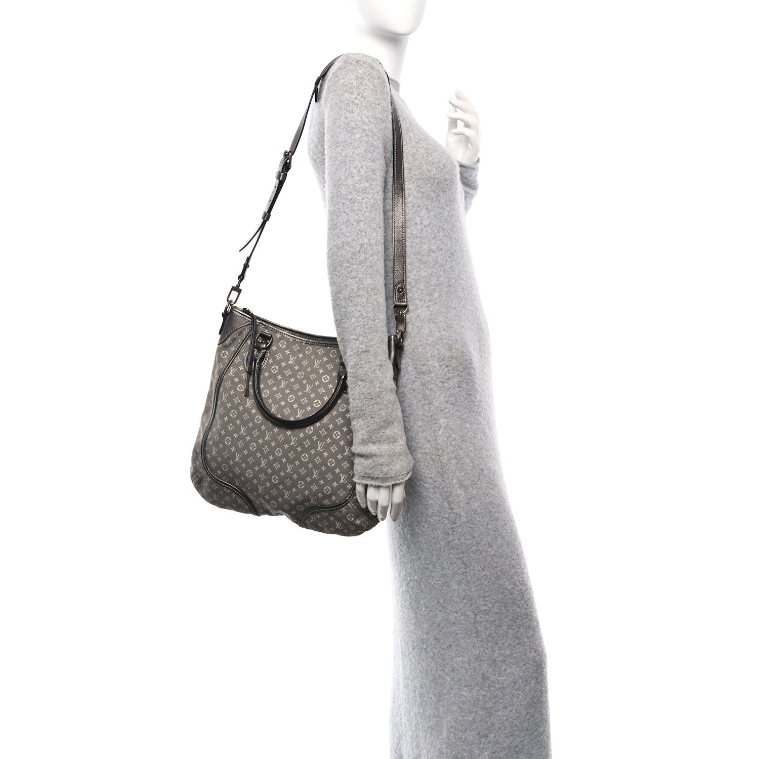 Louis Vuitton Mini Lin Monogram Besace Angele Platine 2 of 10