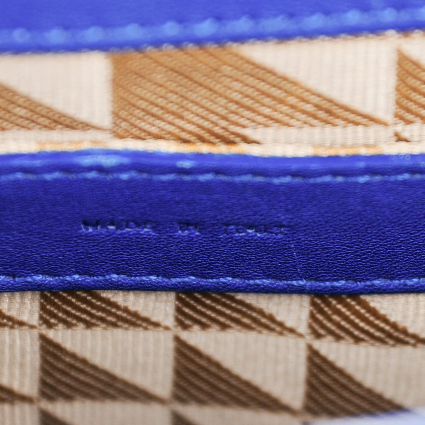 Calfskin Tiny PS11 Shoulder Bag Royal Blue