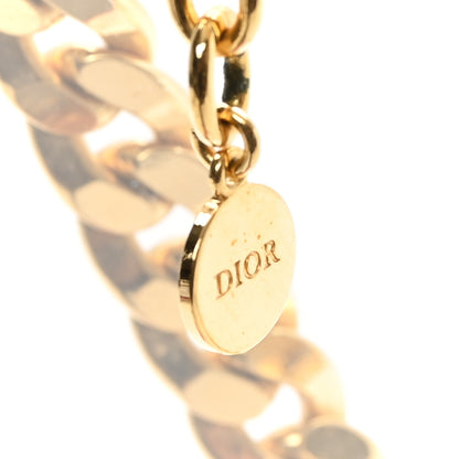 Christian Dior Metal Danseuse Etoile Chain Choker Necklace Gold 4 of 4