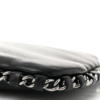 Chanel Calfskin Logo Pochette Black 10 of 10
