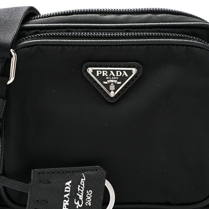 Prada Re-Nylon Saffiano Mini Re-Edition 2005 Camera Bag Black 9 of 11