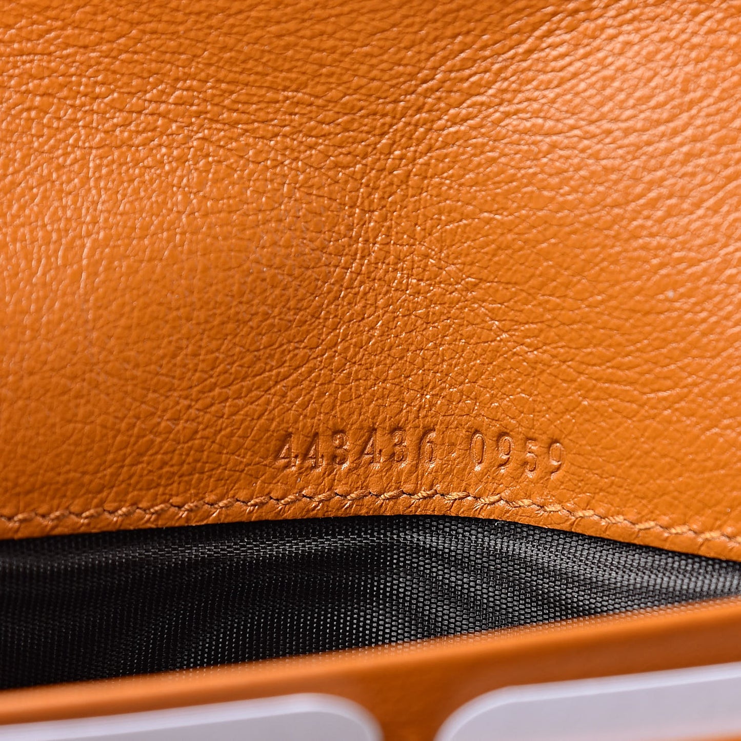 Calfskin Matelasse GG Marmont Continental Wallet Cognac