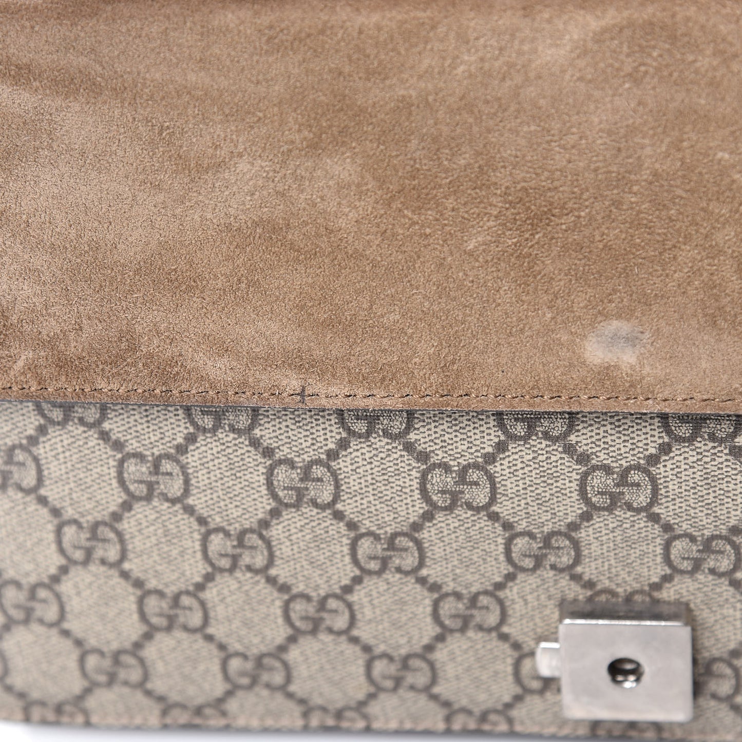 GG Supreme Monogram Small Dionysus Shoulder Bag Taupe