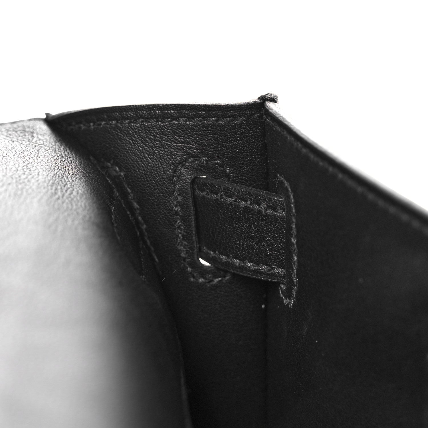 Hermes Swift Kelly Cut Clutch Pochette Black 16 of 29