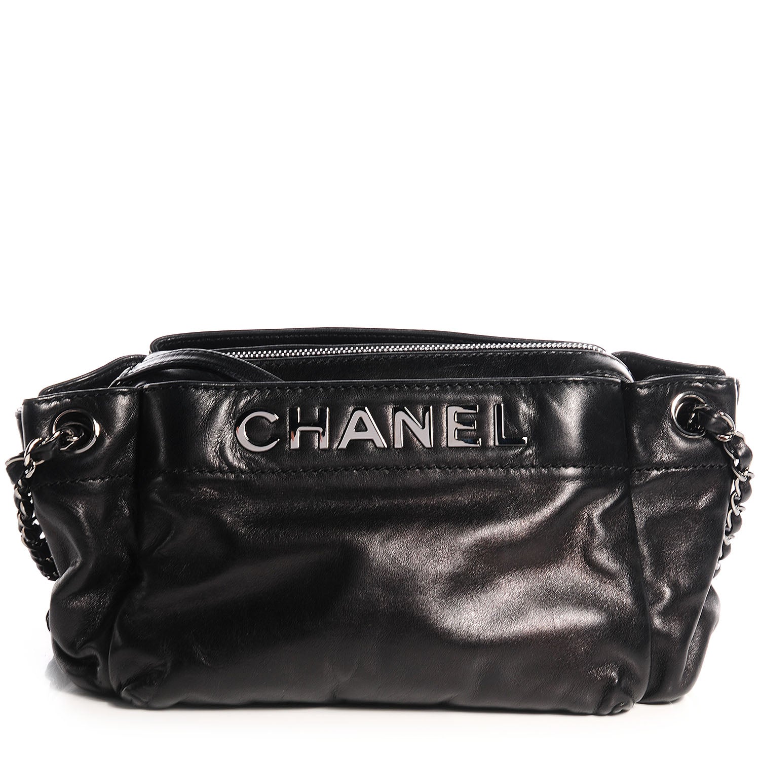 Chanel Lambskin Rock and Chic Shoulder Bag Black 1 of 8