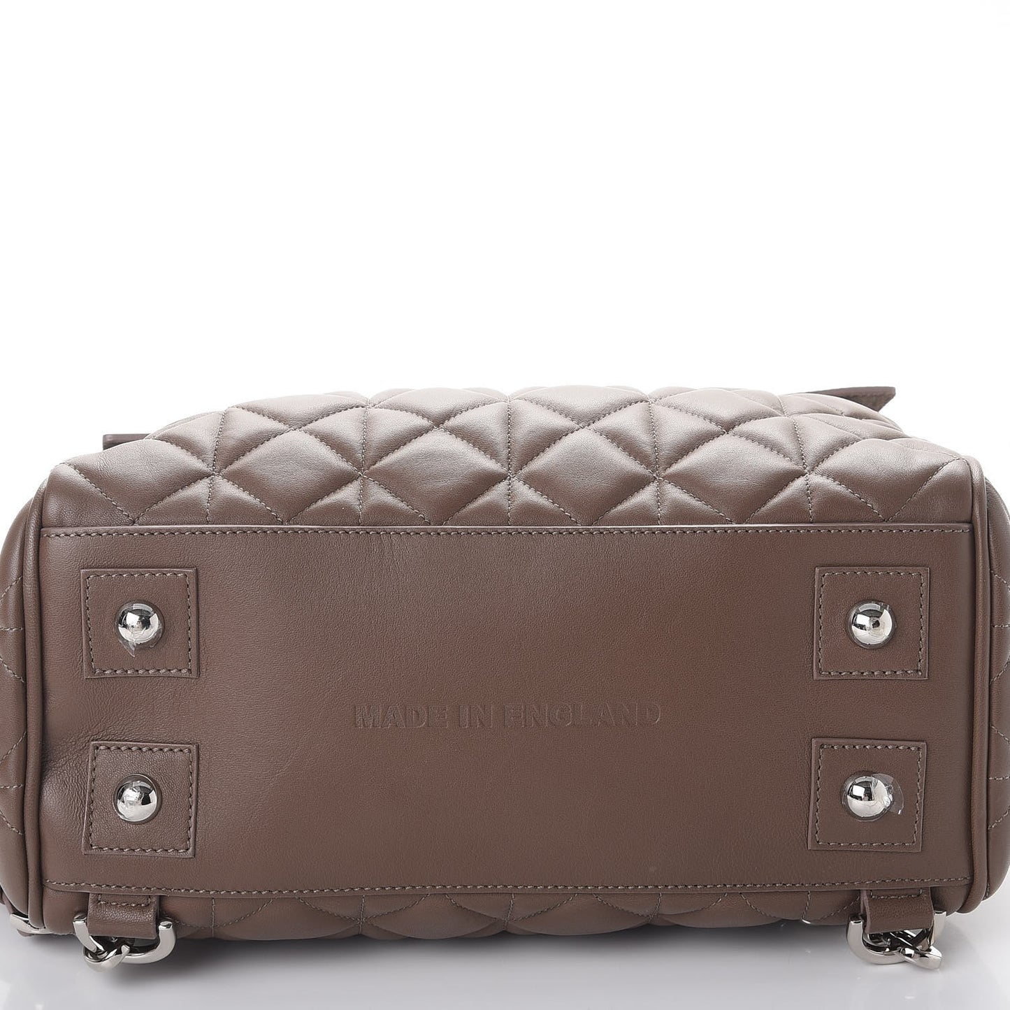 Nappa Quilted Medium Cara Delevingne Convertible Bag Taupe