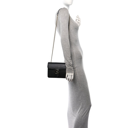 Gucci Dollar Calfskin Small Interlocking G Shoulder Bag Black 2 of 10
