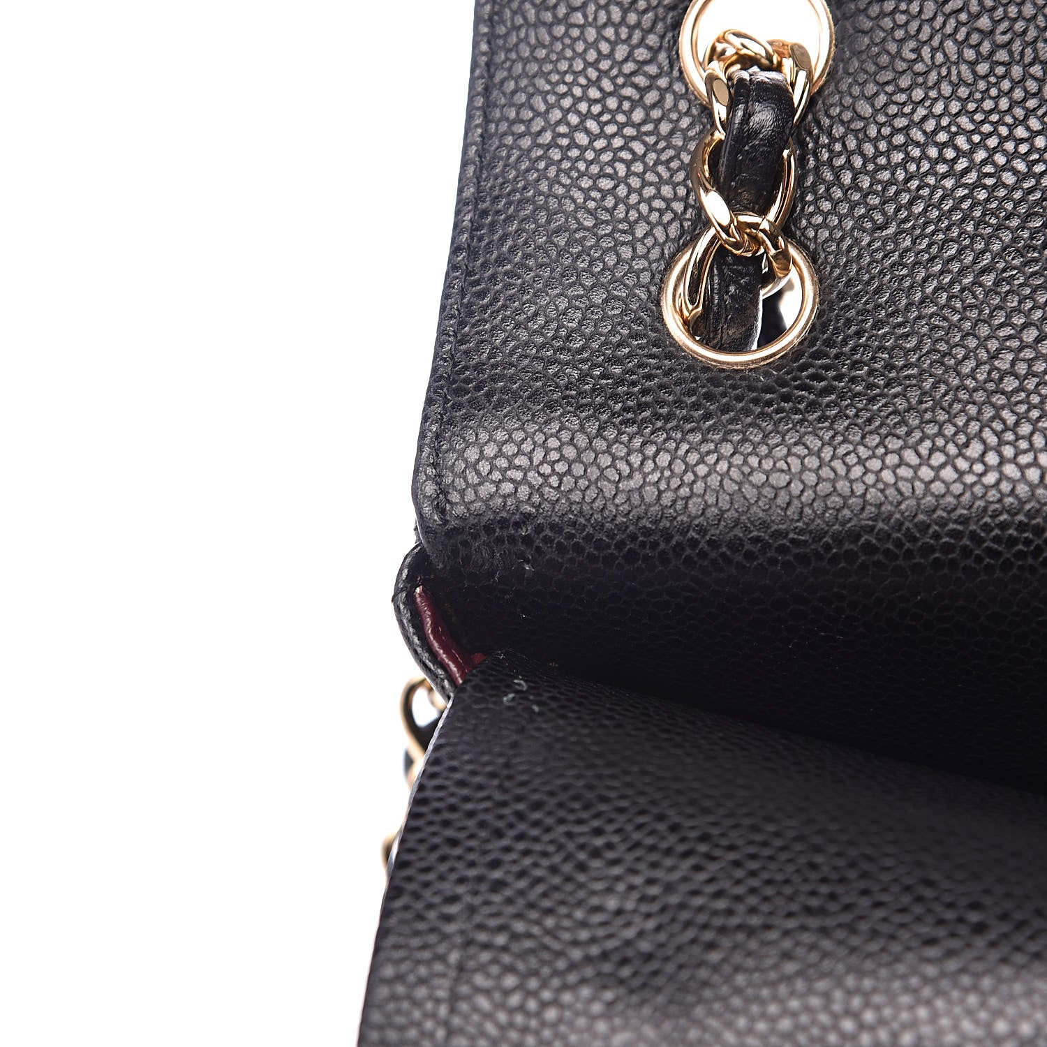 Chanel Caviar Quilted Jumbo Double Flap Black 12 of 14