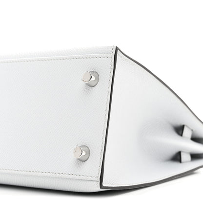 Hermes Epsom Kelly Sellier 25 Gris Platine 10 of 11
