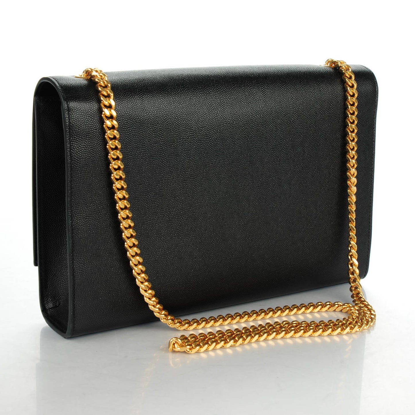 Grain De Poudre Large Classic Monogram Kate Satchel Black