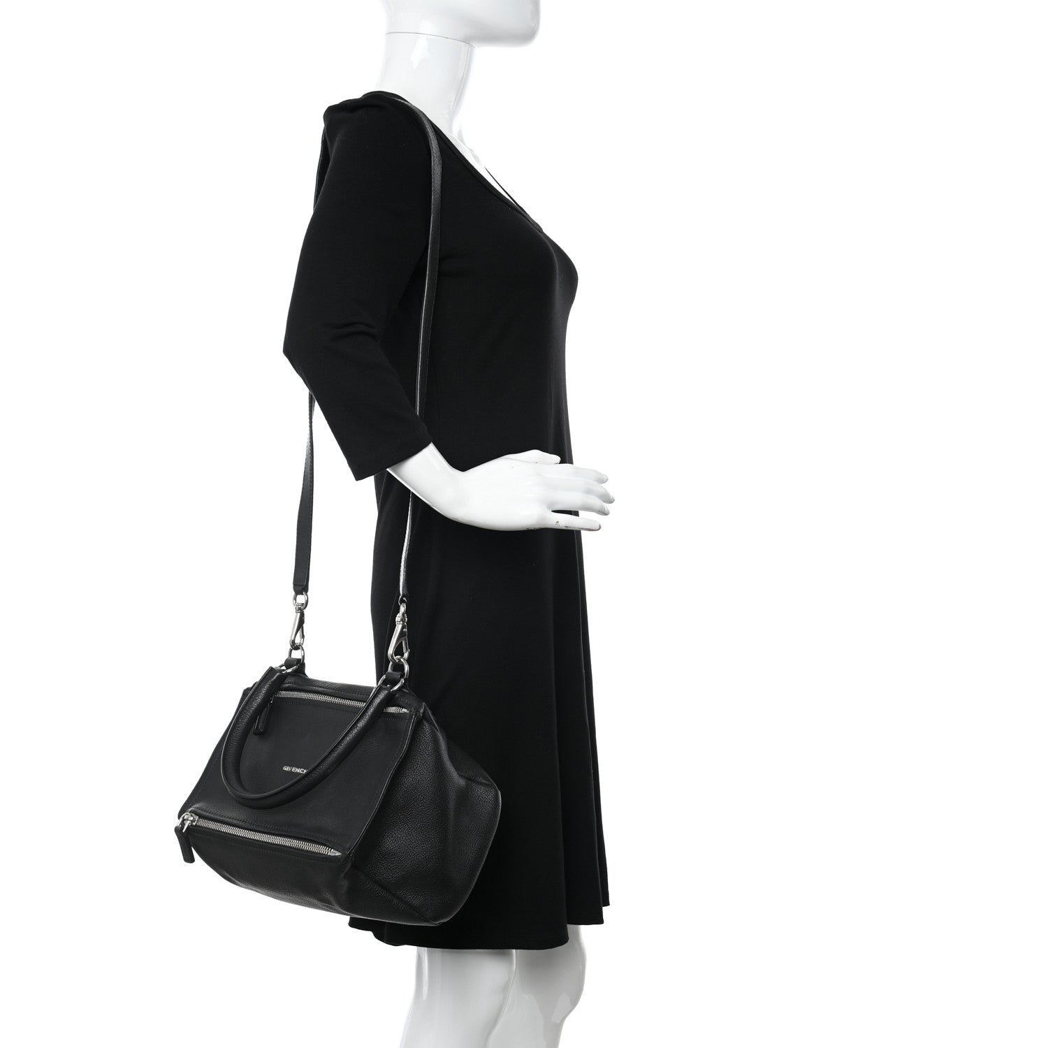 Givenchy Sugar Goatskin Small Pandora Black 2 of 14
