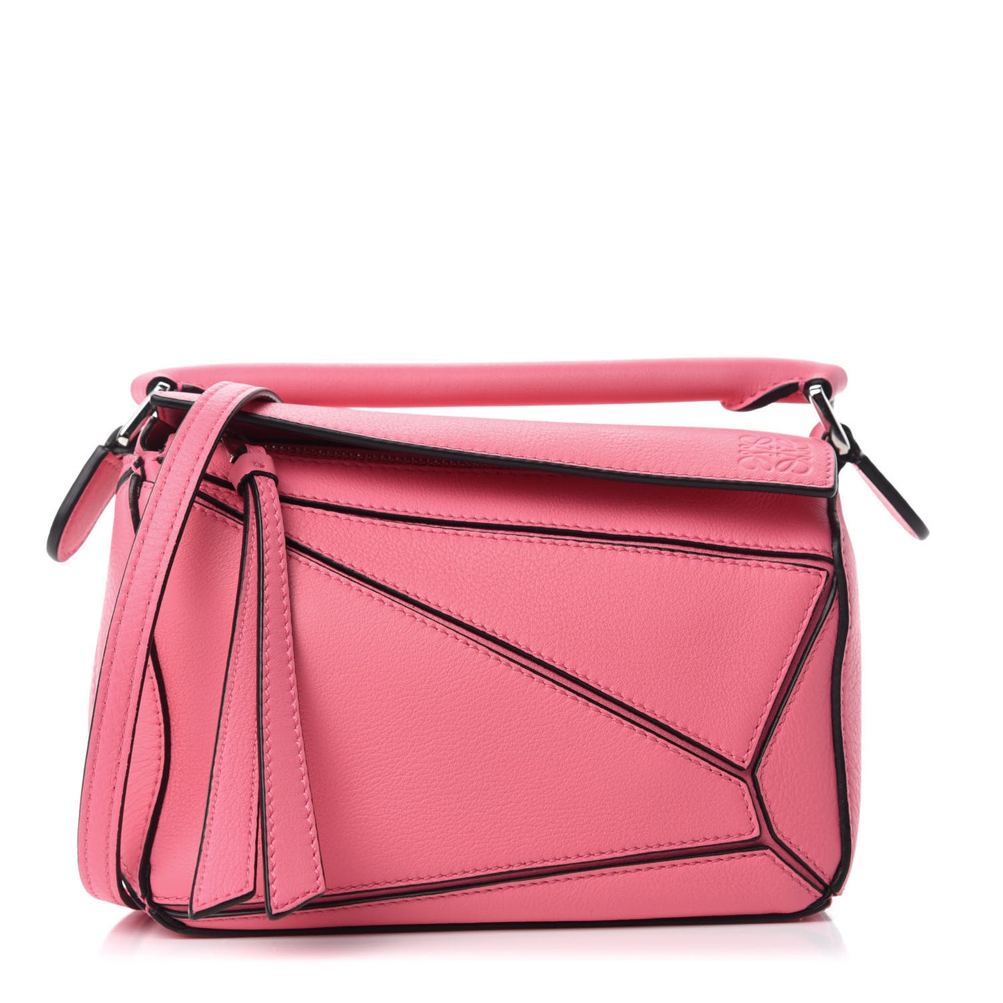 Calfskin Mini Puzzle Bag Wild Rose