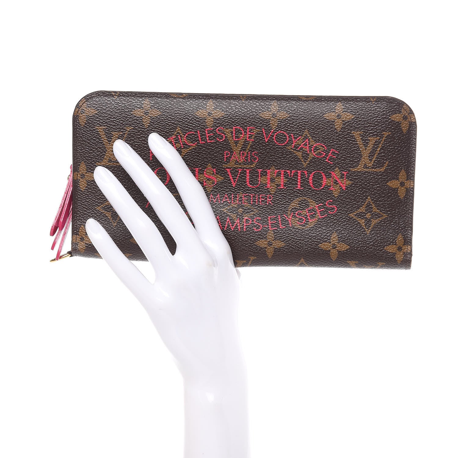 Louis Vuitton Monogram Articles de Voyage Ikat Insolite Wallet Rose Indien 2 of 10