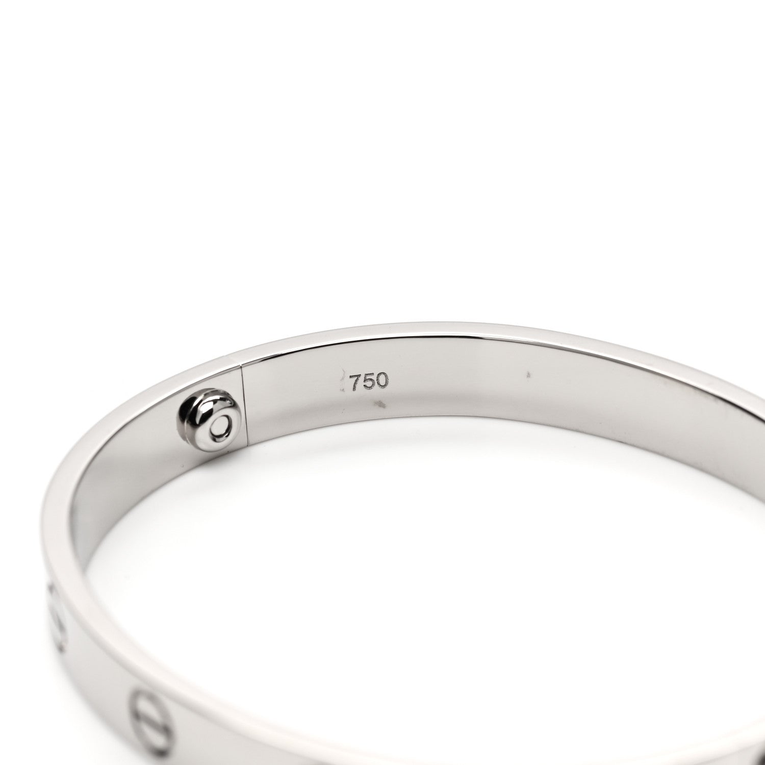 Cartier 18K White Gold LOVE Bracelet 16 4 of 4