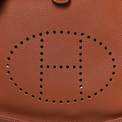 Hermes Taurillon Clemence Evelyne III PM Gold 8 of 14