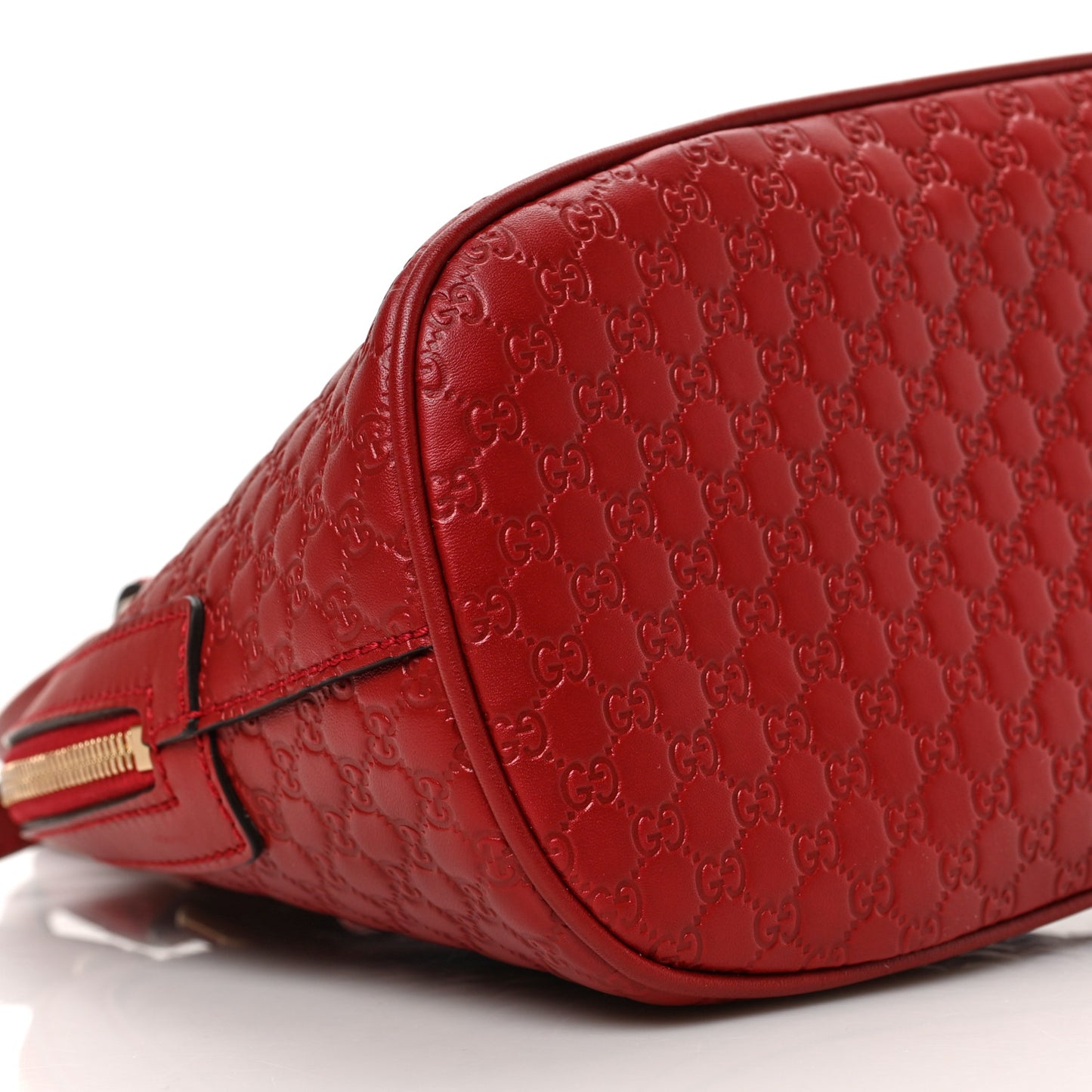 Soft Microguccissima Mini Dome Bag Rosso