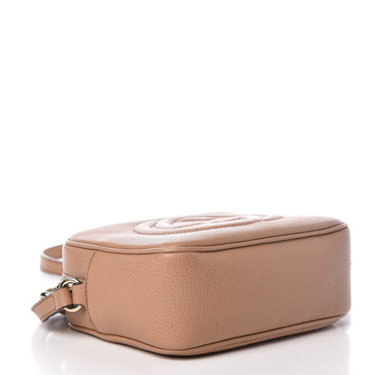 Gucci Pebbled Calfskin Small Soho Disco Bag Rose Beige 4 of 12